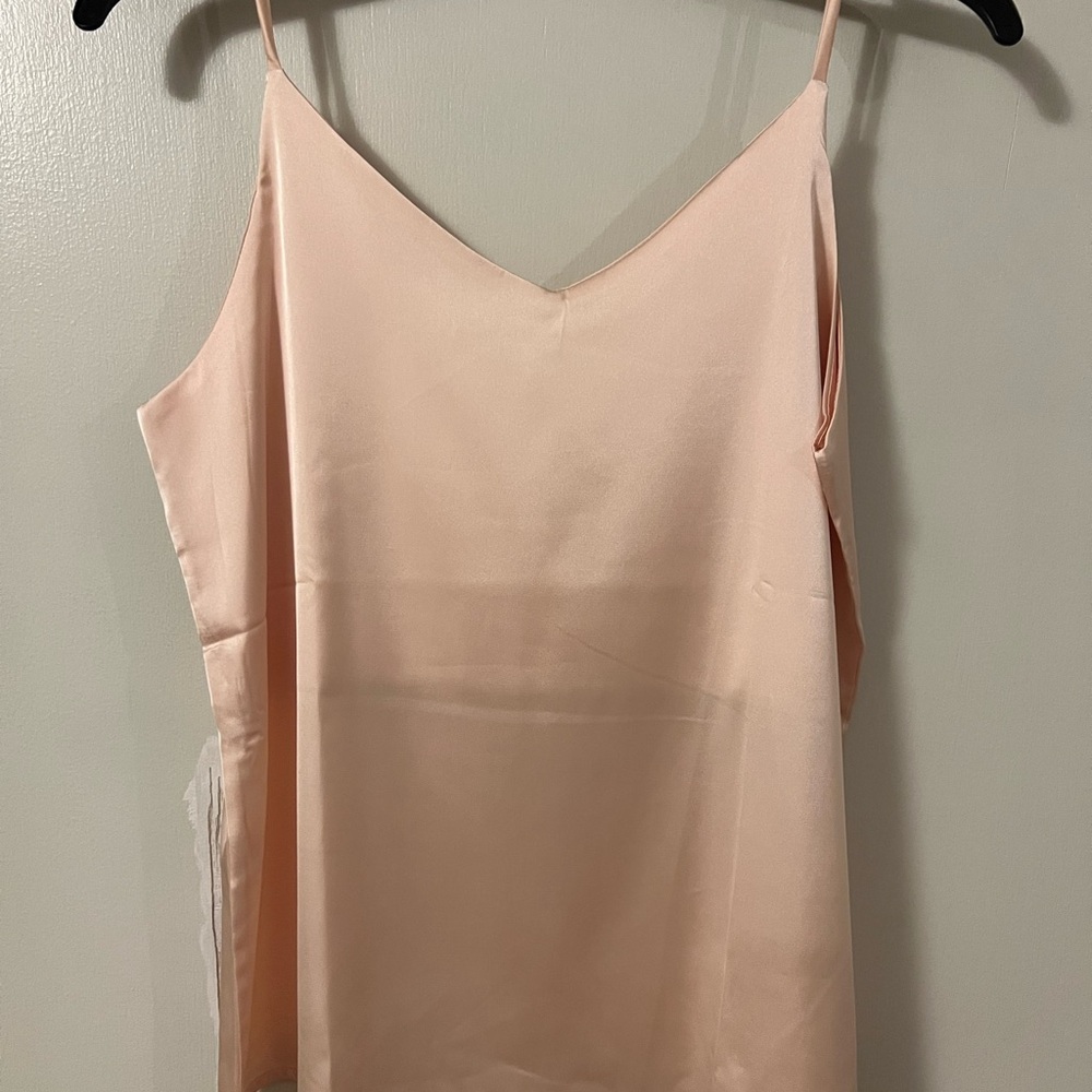 Elegant Peach Sleeveless Top